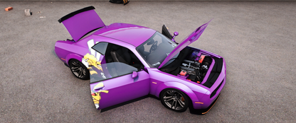2020 Dodge Challenger Scatpack Widebody (Multiple Livery's And Animated Windows)