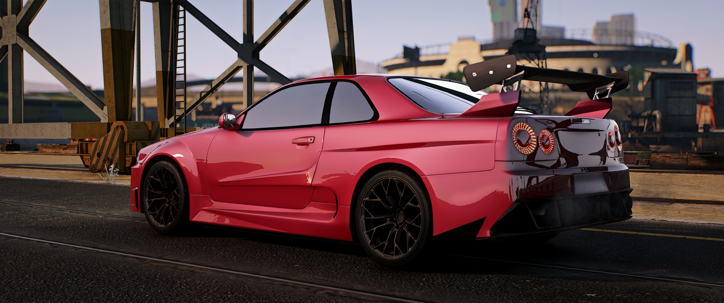 (Debadged) Nissan GTR R34 Ozgun