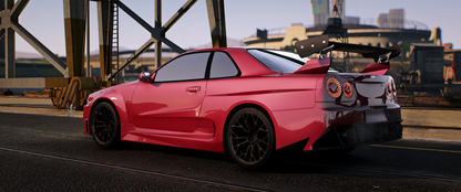 (Debadged) Nissan GTR R34 Ozgun