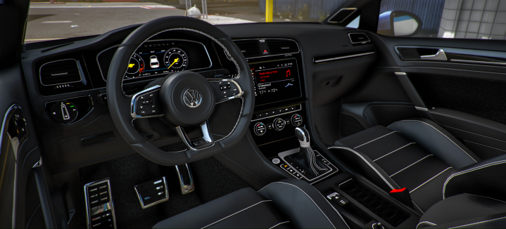 Volkswagen Golf R Abflug