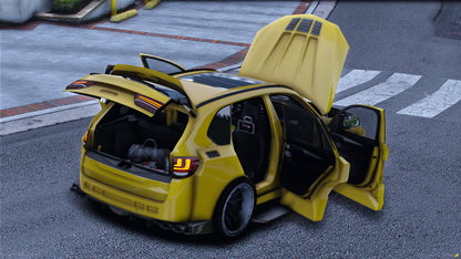 BMW X5 Abflug