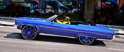 Oldsmobile Delta98 Vert Donk 1972 [Animation Roof]