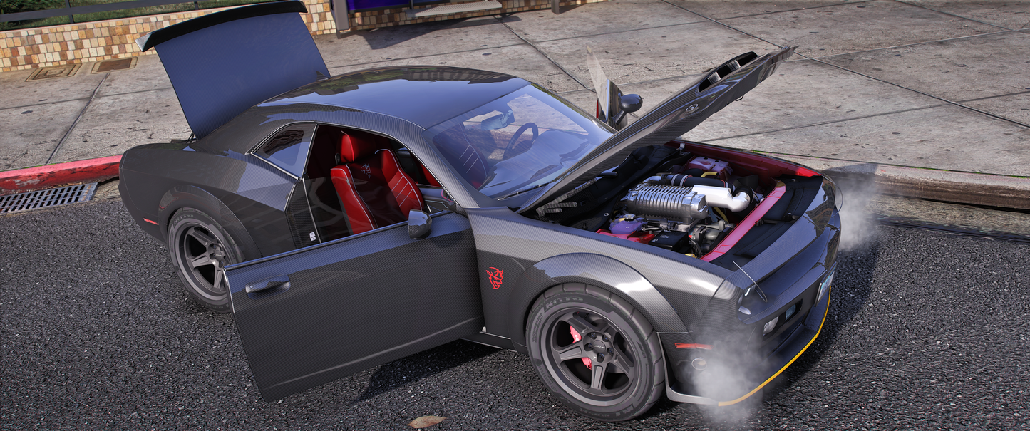 2018 Dodge Challenger Full Carbon 1500HP TwinTurbo Demon Speedkore Edition On Forgiato