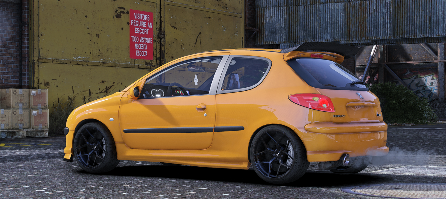 Peugeot 206 Swapped Interior BMW M3 2024 (5 Seater) ( Police Sirens )