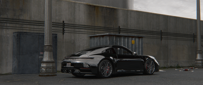 (Badged/Debadged) Porsche 911 (992) Carrera GTS 2025 (Tuning + Animated Spoiler)