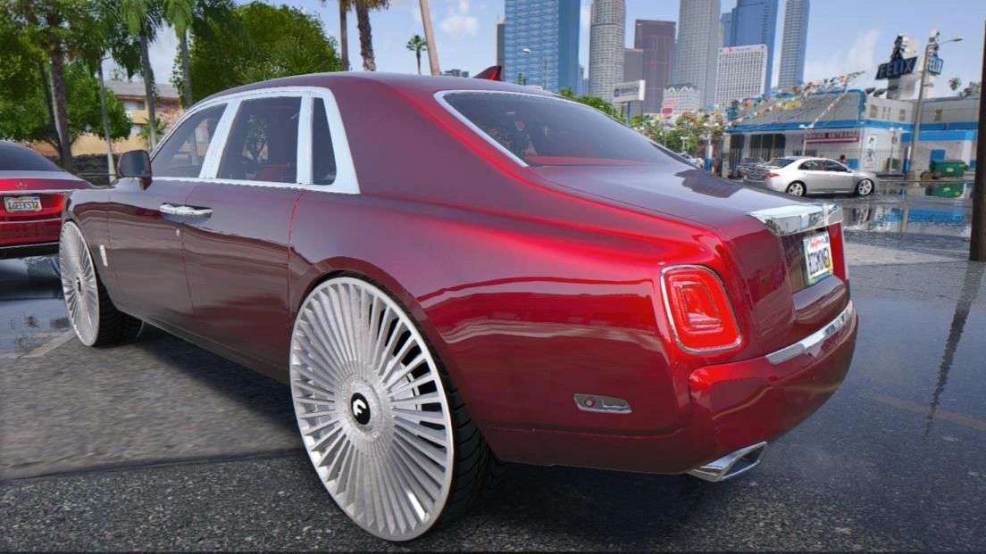 Rolls Royce Phantom On Big Cap Forgis