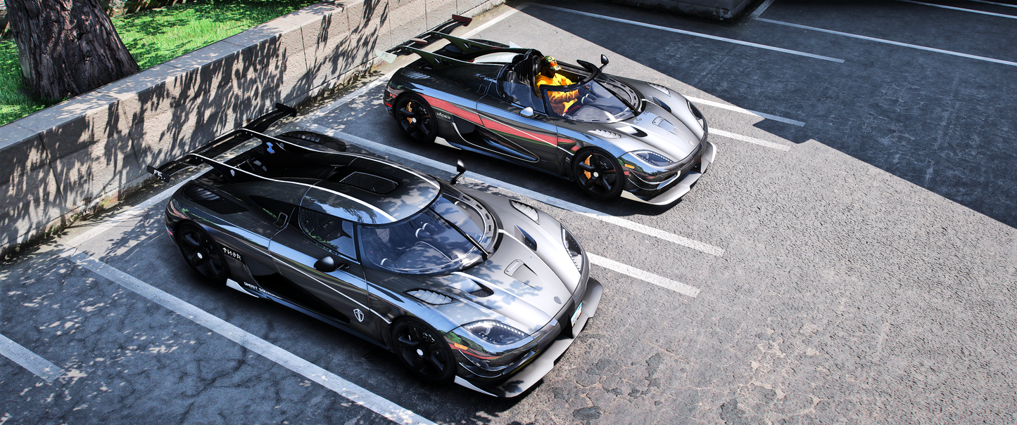 Koenigsegg Agera RS FE VADER vs THOR (Pack)