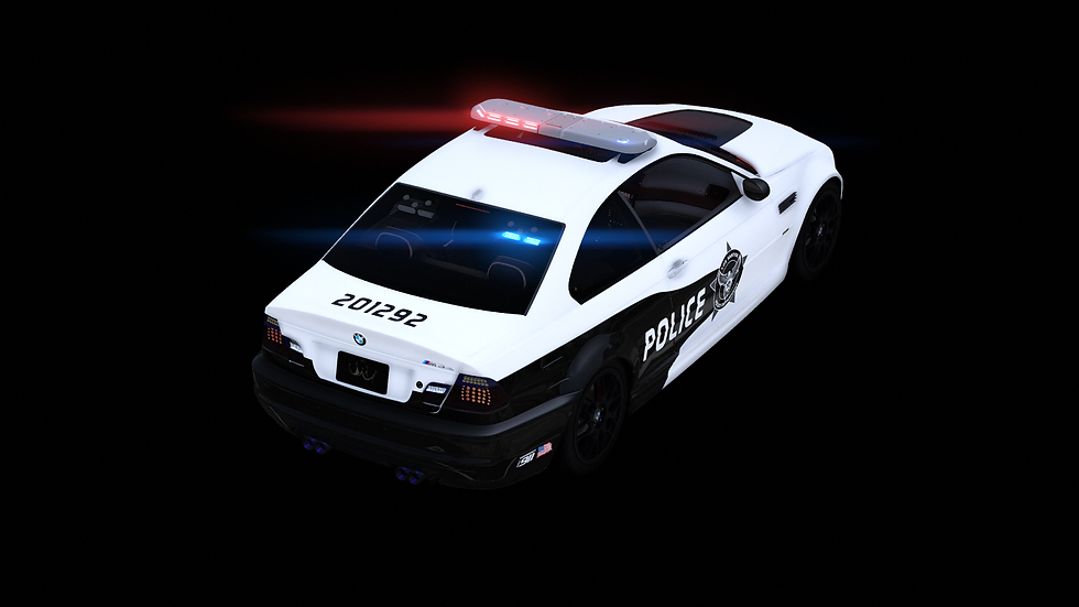 BMW M3 CS E36 Police