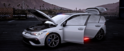 Volkswagen Golf 8R Police Modern Lights