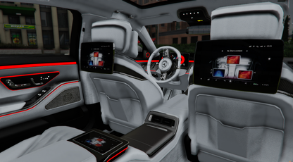 2024 Mercedes S63 AMG (Animation Windows)