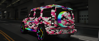 (Lore Friendly) Benefactor Dubsta Camo (Animated Lights)