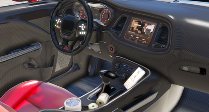 (Debadged) Dodge hellcat Demon 6 Seater Slider ( Sunnroof & Window Animation ) | Cent