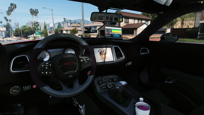 Dodge Challenger Hellcat 2 Colors Mixed Twin Turbo Custom (Animation Window)