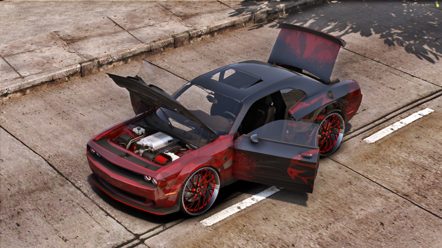 Dodge Challenger Hellcat Redeye On Forgiatos