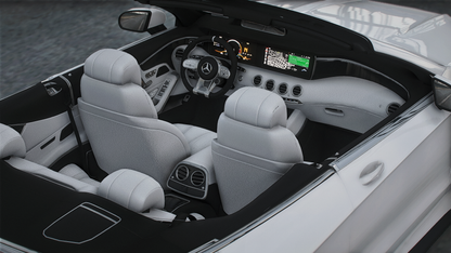 Mercedes S63 Cabrio Custom [Animated Roof]