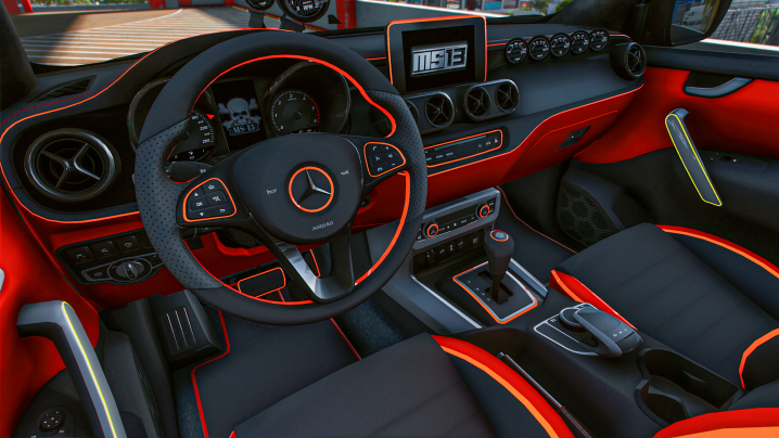 Mercedes Benz x Class MS-13 Gang Edition