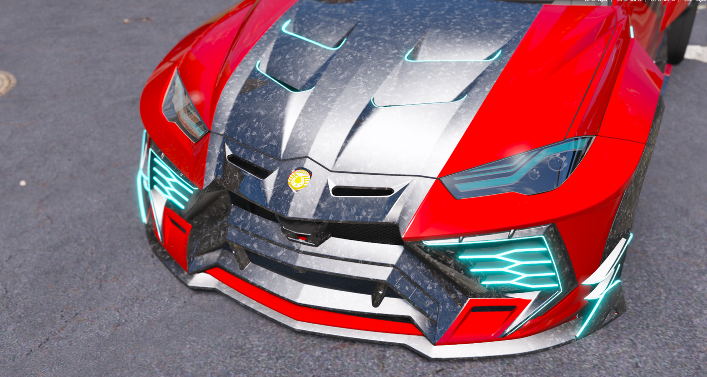 Lamborghini Urus Animated Lights | Cent