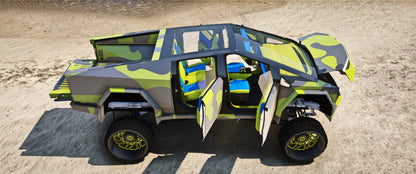 (Debadged) Tesla Cyber Track Sema