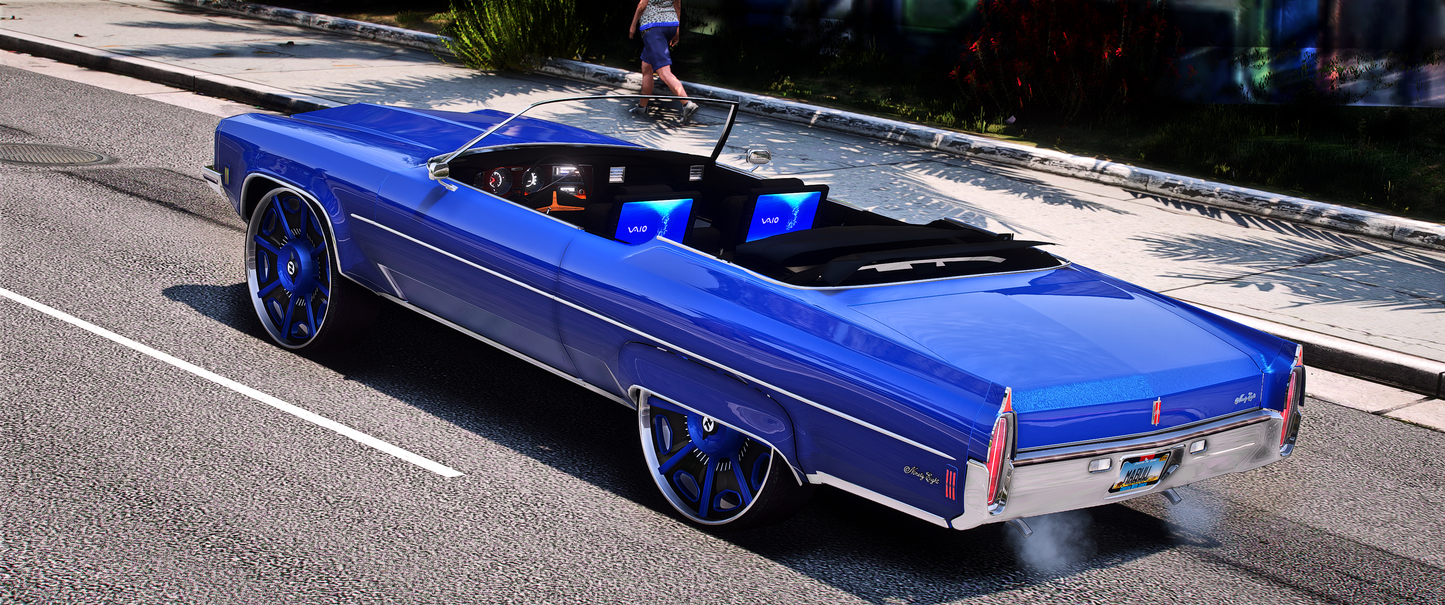 Oldsmobile Delta98 Vert Donk 1972 [Animation Roof]