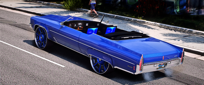Oldsmobile Delta98 Vert Donk 1972 [Animation Roof]