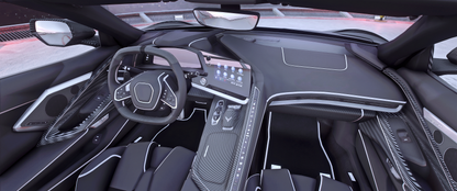 (Debadged) 2023 Chevy Corvette C8 Z06 Abflug [Animation Roof]