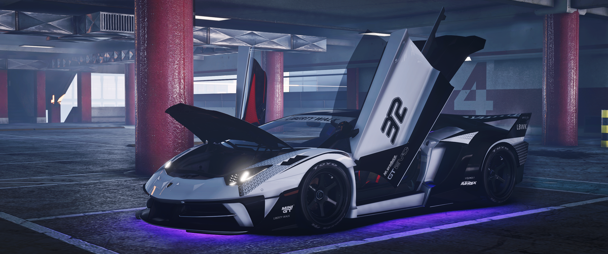 Lamborghini Aventador Ultimae LBWK Silhouette