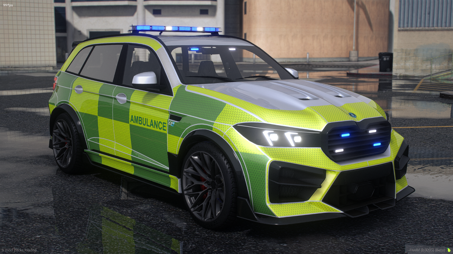 (Lore Friendly) Ubermacht Rebla X PD/Ambulance