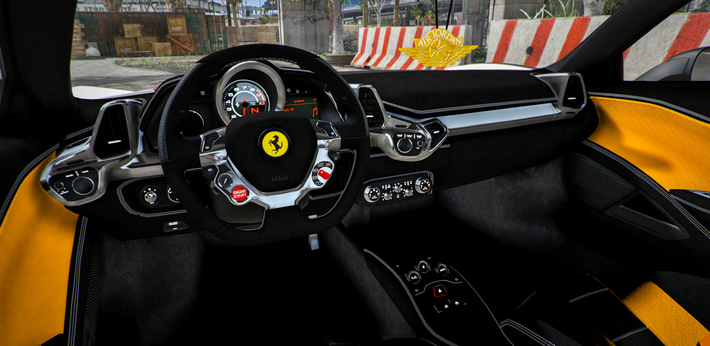 Ferrari 458 Air Jordan 1 [60+ Tuning Parts] [Dinamic Lights]