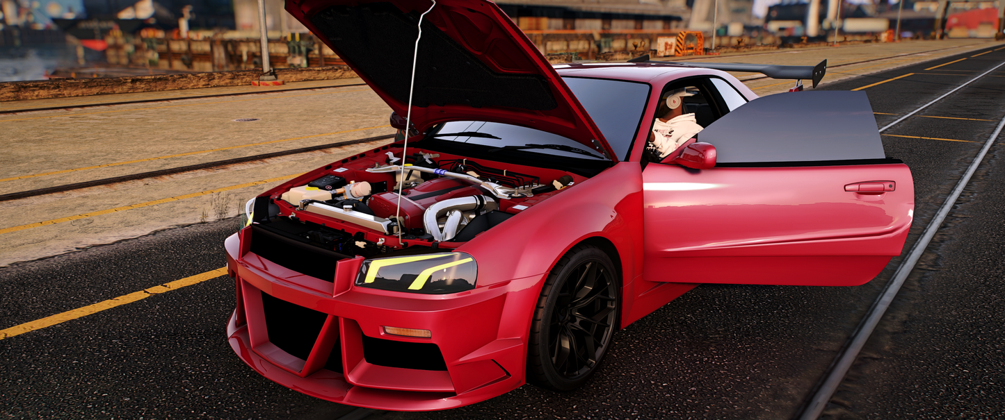 (Debadged) Nissan GTR R34 Ozgun