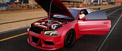 (Debadged) Nissan GTR R34 Ozgun