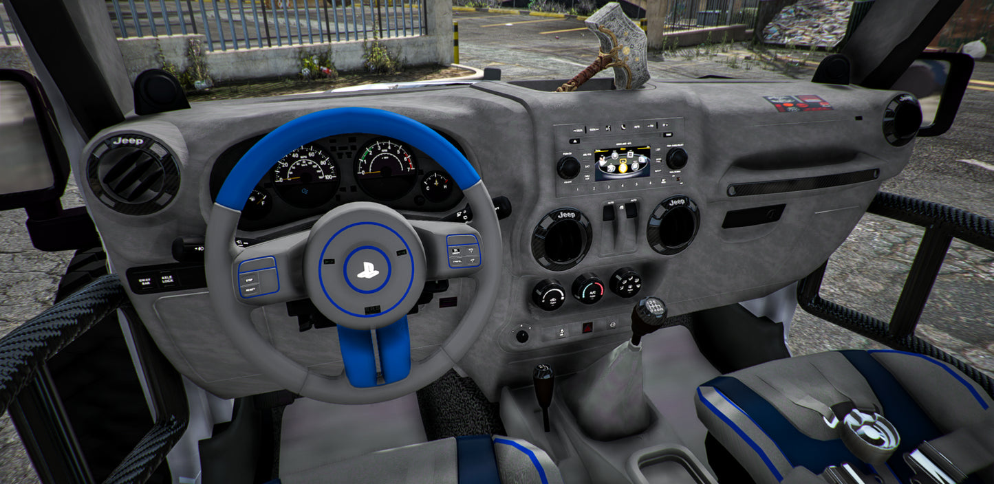 Jeep Trailcat PlayStation 5 God of War [Dinamic Lights]