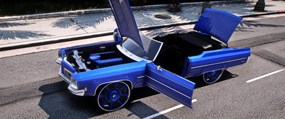 Oldsmobile Delta98 Vert Donk 1972 [Animation Roof]