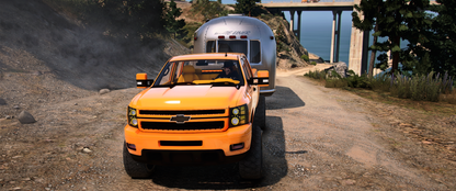 Chevy Silverado 2011 with House Trailer