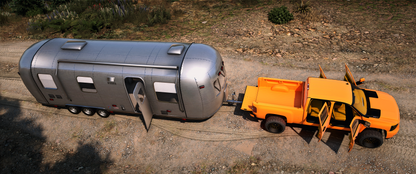 Chevy Silverado 2011 with House Trailer