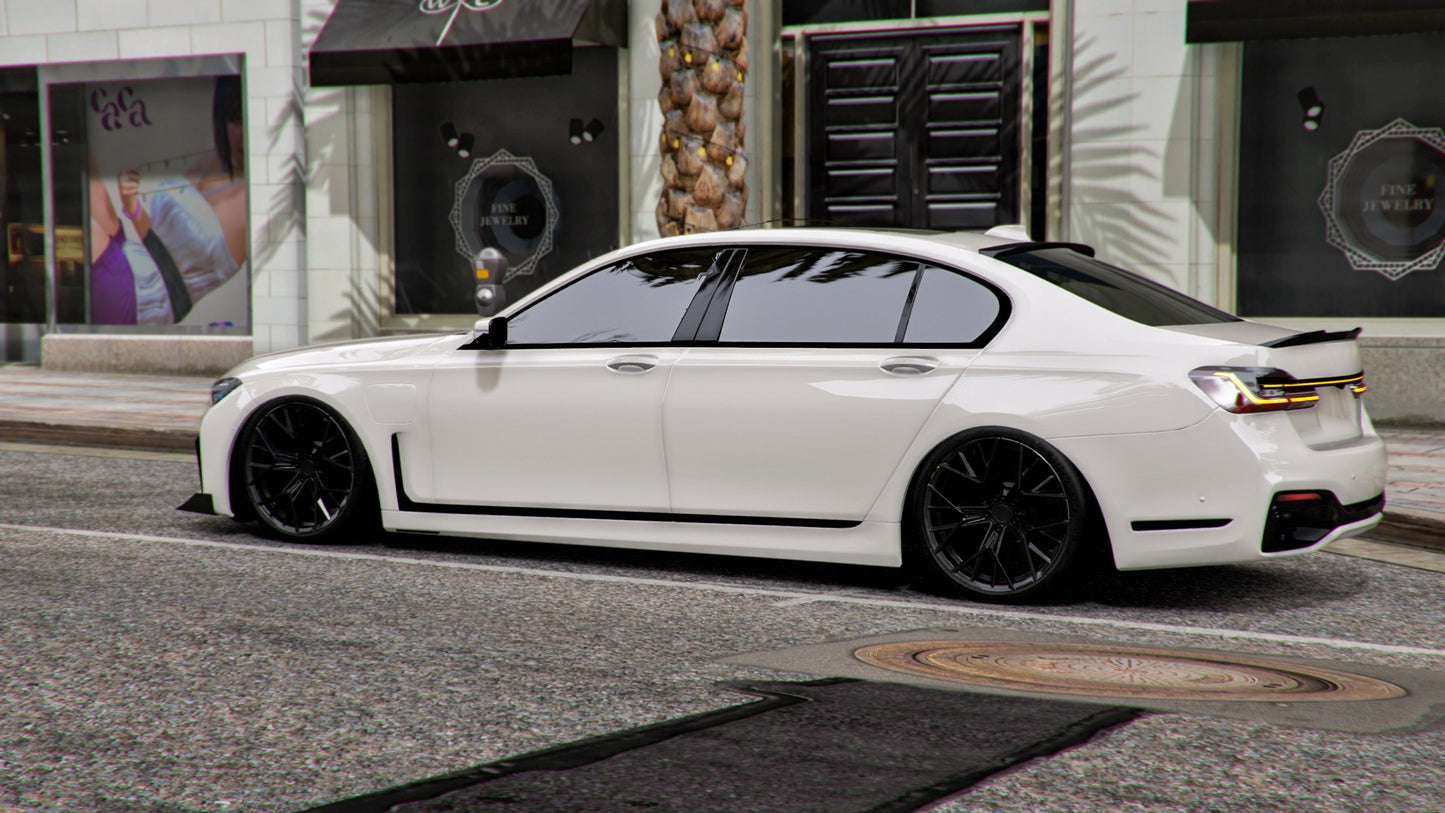 (Debadged) BMW 745L Custom Suspension | Lexty